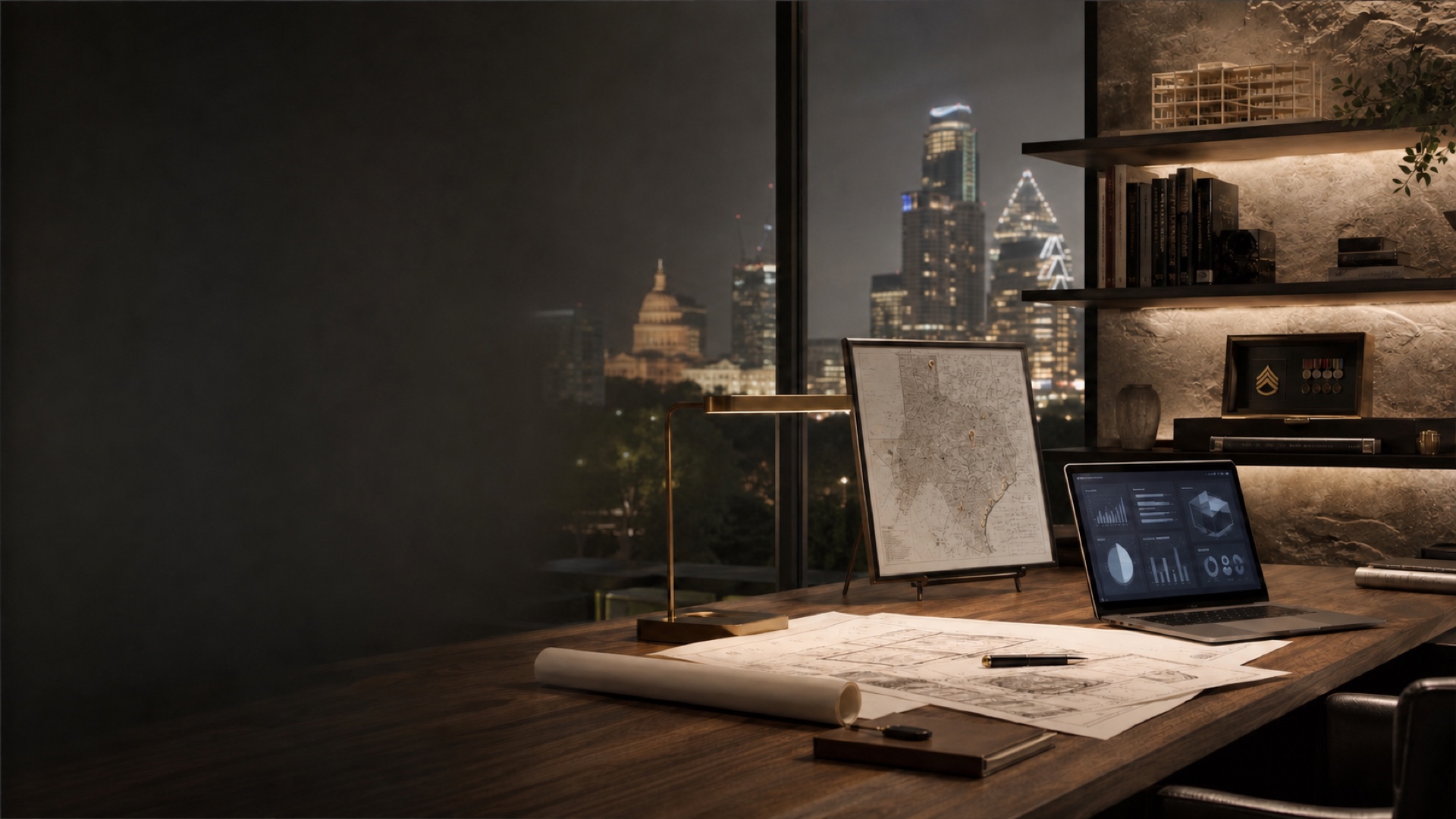 Austin workspace where Ready Front's real estate platform was built