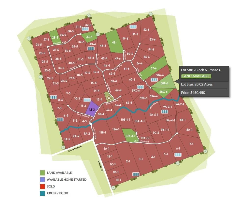 Tract 58B  Miller Creek None