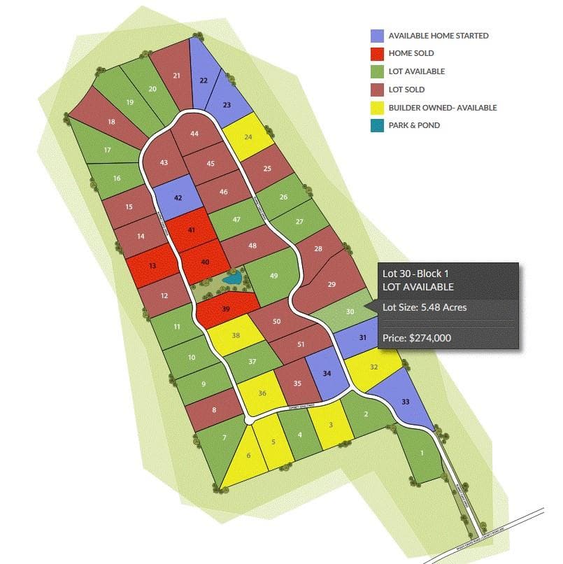 Tract 30  Burnet Oaks Dr