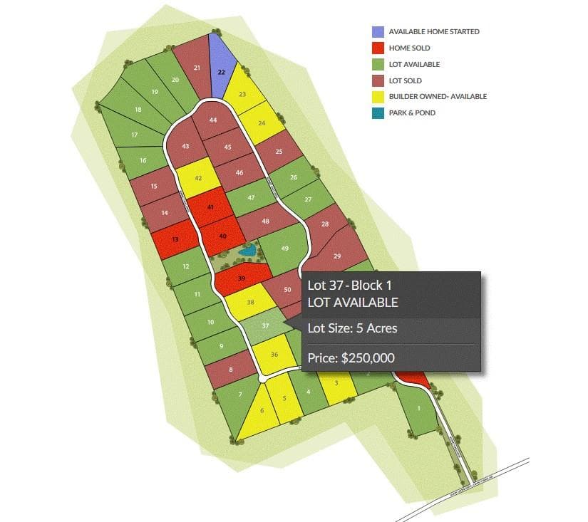Tract 37  Burnet Oaks Dr
