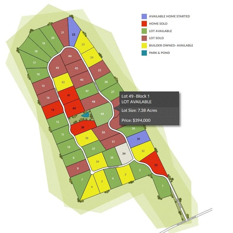 Tract 49  Burnet Oaks Dr