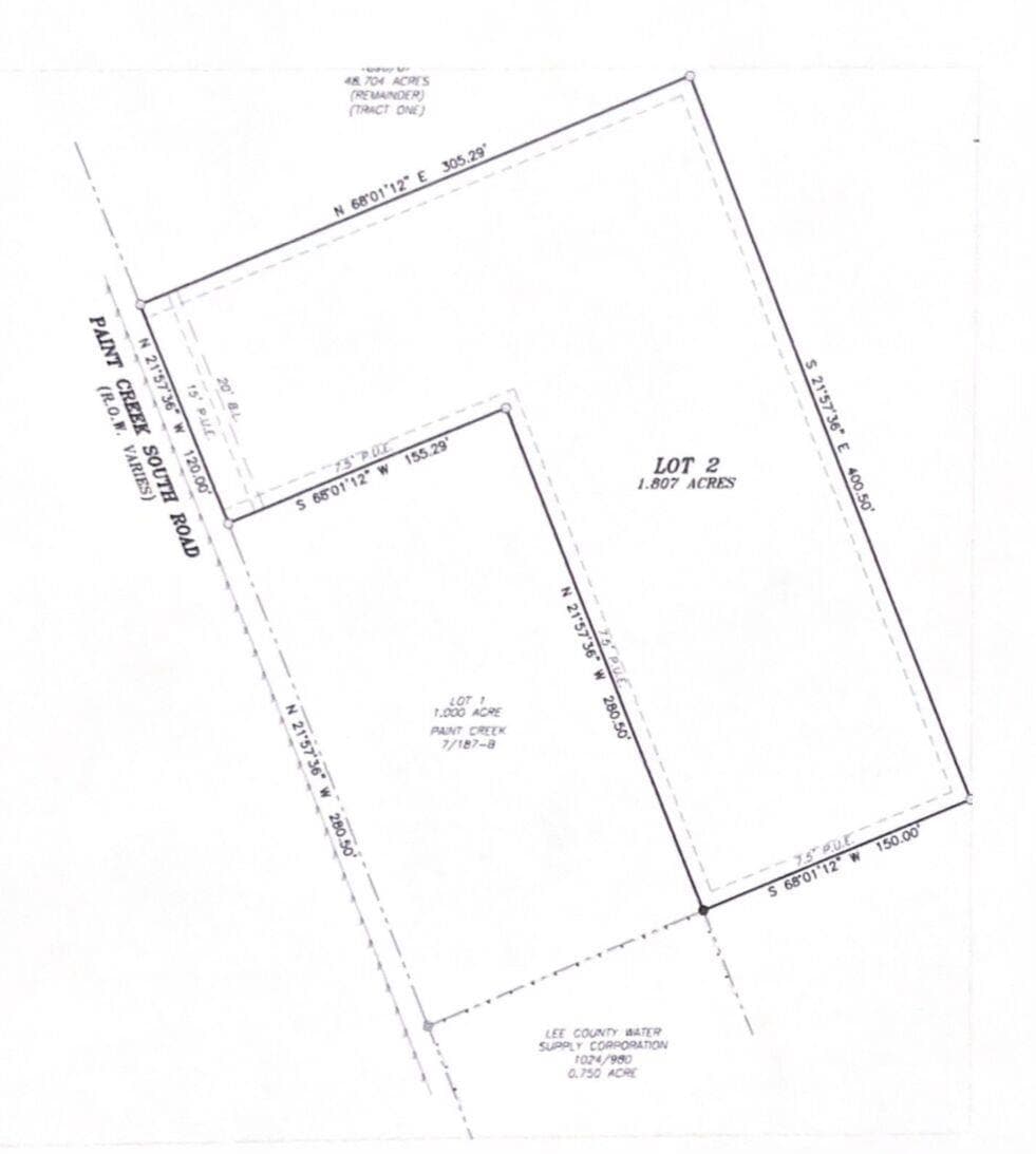 TBD-  Paint Creek South Lot Rd