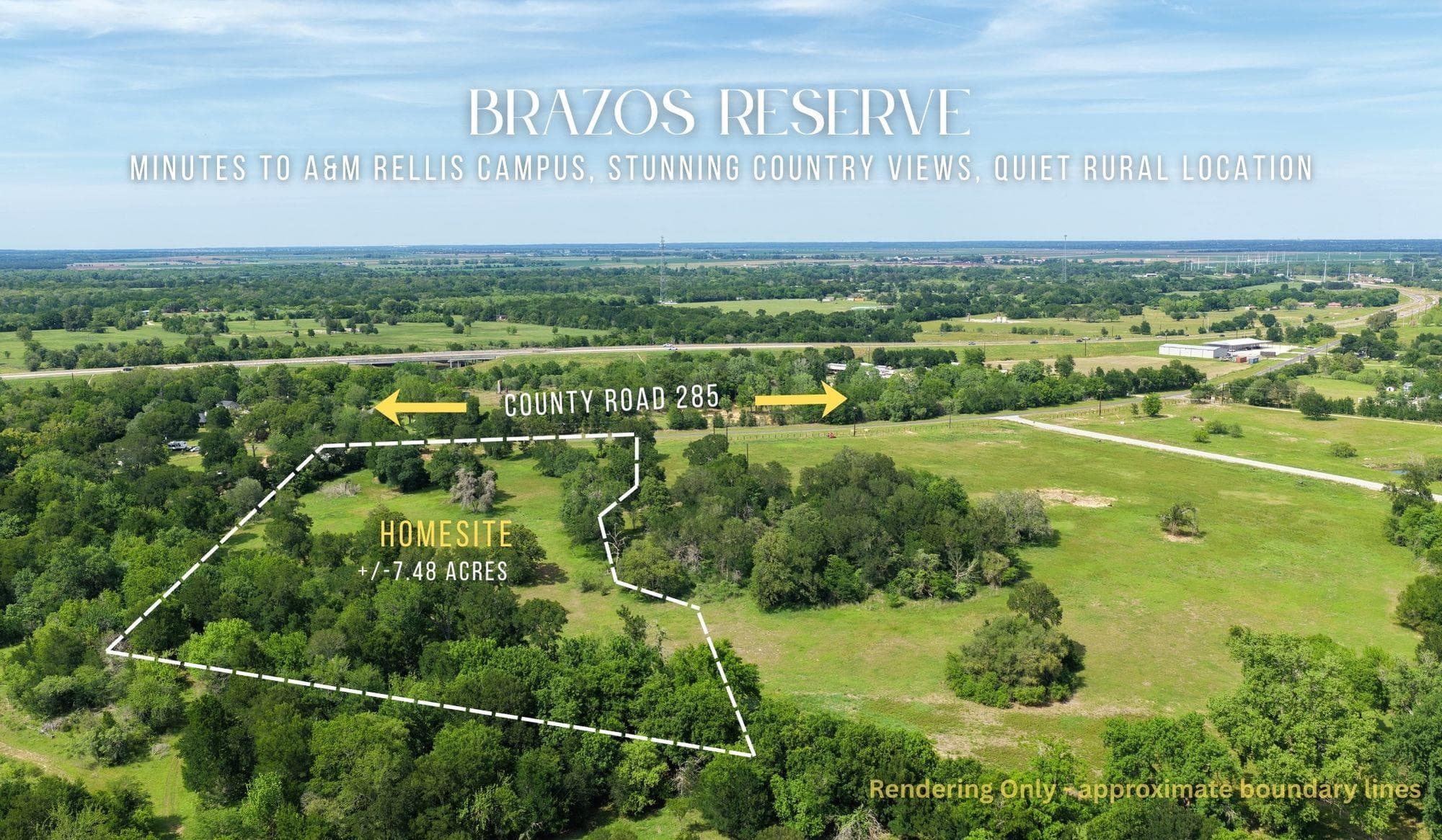TBD Brazos Court (7.48 Acres) None