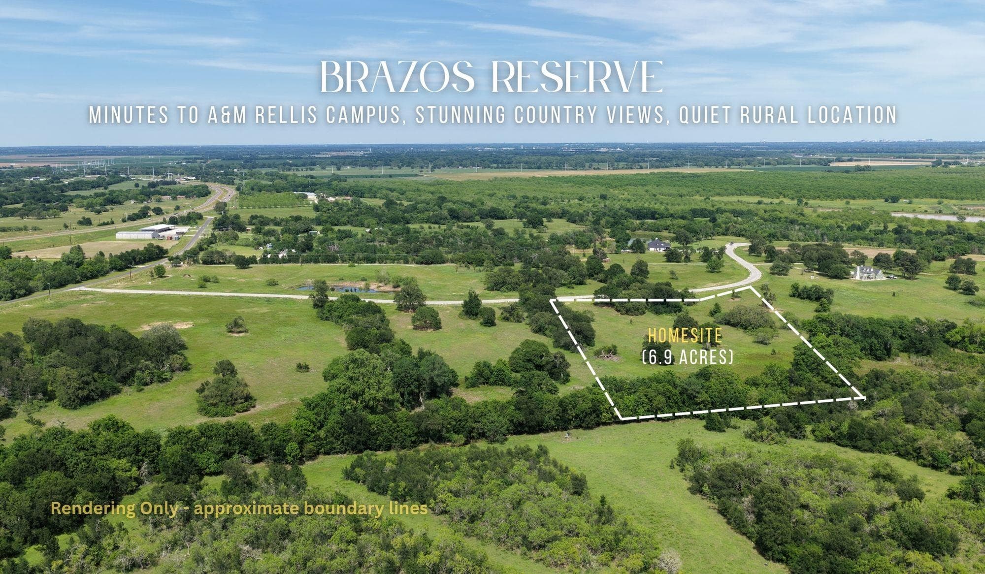 TBD Brazos Court (6.96 Acres) None