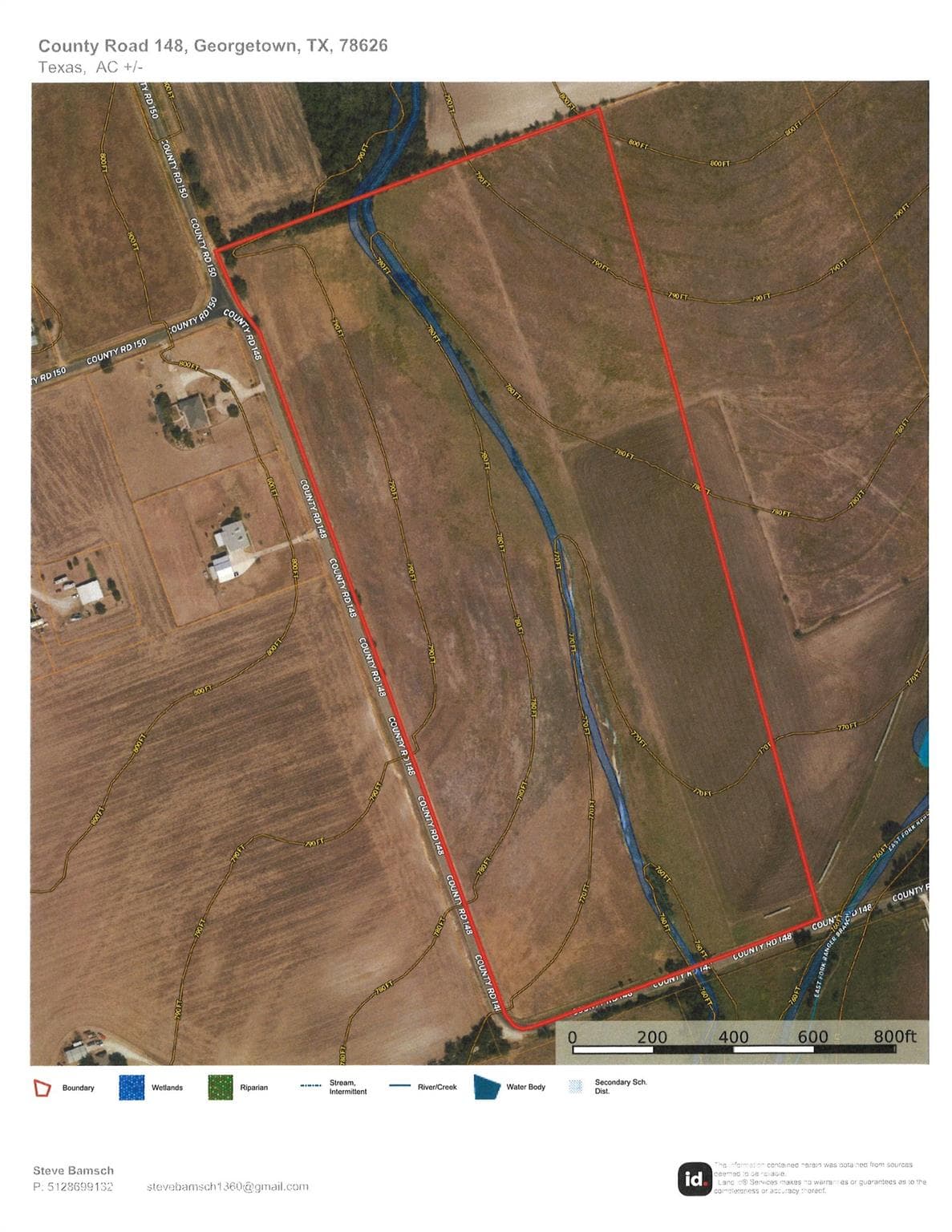 See Remarks  County Road 148 None