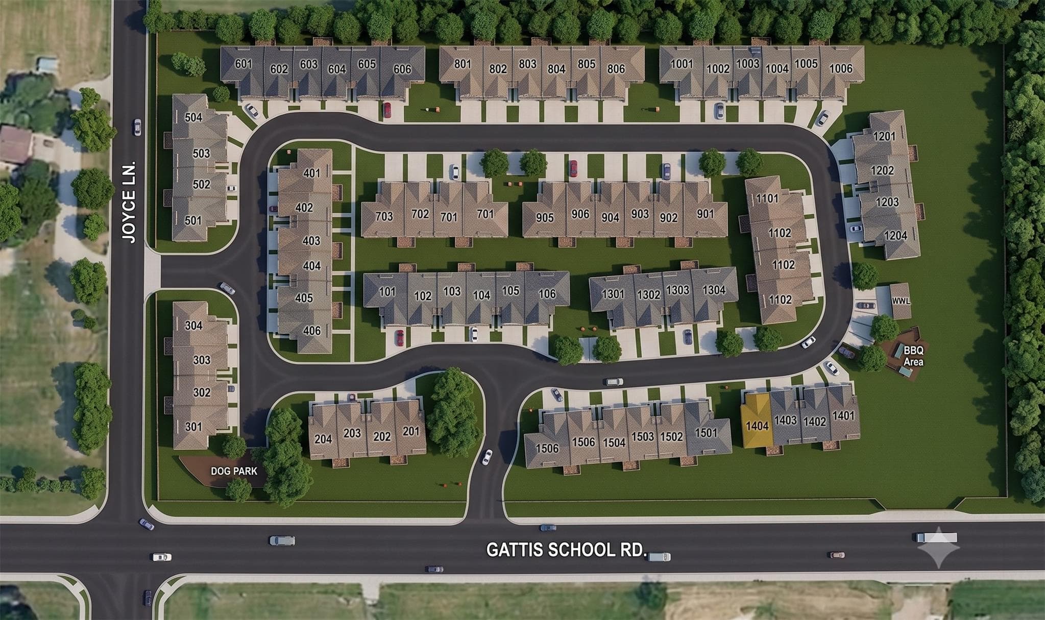 2600  Gattis School Rd  #501-504